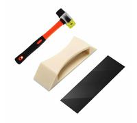 Floor Gaps Fixer Tool, Nylon Woodworking Tapping Block Reusable Laminate Flooring Tools for Repairing Wood Floor Crevices and Misalignments (3-Set B)