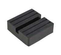 Floor Jack Pad - 130g Anti-Slip Rubber Block, Heavy Duty Jack Support, Square Pinch Weld Tool | Anti-Slip Vehicle Truck Floor Lift Repair Maintenance Automotive Workshop Garage Safety Accessory