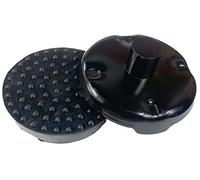 Floor Jack Saddle with Rubber Pad, 4.8 Inch in Diam, 1-1/8 Stem, Up to 4 Ton, Cast Iron Quality Replacement Part Fits Many Floor Jacks