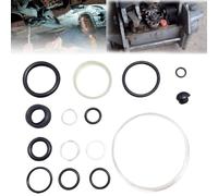 Floor Jack Seal Kit,15PCS Car Repair Tool,Jack Oil Seal Complete Set Repair Kit,Oil Seal Ring Small Accessories Oil Seal O-Ring Horizontal Jack Repair Kit