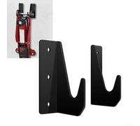 Floor Jack Stand Wall Mount Organizer, Stainless Steel Car Hydraulic Trolley Jack Holder For Horizontal Hydraulic Jacks With Round Tubes, Wall Storage Rack Mount Bracket Tower Trailer Accessories Tool