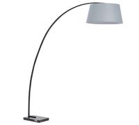 Beliani Floor Lamp Benue Metal Grey, Grey
