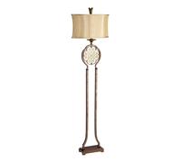 Floor Lamp British Bronze Oxidized Bronze LED E27 60W Bulb Loops Multi One Size