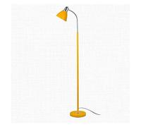 Floor Lamp Floor Lamp Wrought Iron Creative Living Room Study Lamp Foot Switch Reading Type Vertical Floor Lamp Range: Living Room Cafe Restaurant Corridor (Size : Yellow)