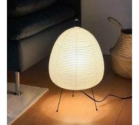 Floor Lamp Japanese Rice Paper Lamp Rice Paper Lantern Shade Three- Dimming Minimalist Style Corner Table Light for Bedroom Office Living Room(A)