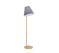 Floor Lamp 'Jinda' (Scandinavian) in Blue Made of Textile for e.g. Living Room & Dining Room (1 Light Source, E27) from Lucande | Standard Lamp