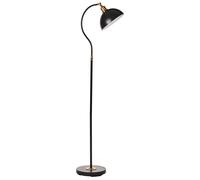 Floor Lamp LENNON Adjustable Metal Black