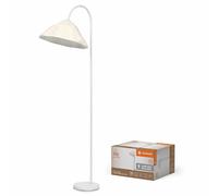 Floor Lamp Living Room Light Decor Lotus Leaf 153Cm White 1 X E27 Papier Mâché