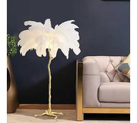 Floor Lamp, Modern Standing Lamp with Feather Shade, Dimmable Bright Standing Tall Mood Lighting, Tall Lamp for Home Office Reading Working It's so Kind of You