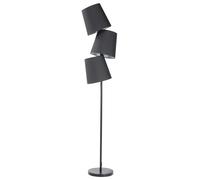 Beliani 3 Light Floor Lamp Black Rio Grande
