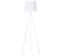 Beliani Scandinavian Floor Lamp Sambra Metal White
