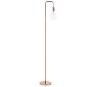 Beliani Floor Lamp Savena Metal Copper