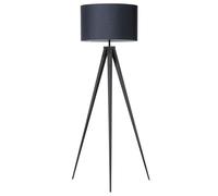 Beliani Floor Lamp Stiletto Metal Black, Black