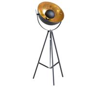 Beliani Floor Lamp Thames Metal Gold, Black