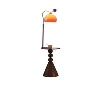 Floor Lamps Floor Lamp with End Table, Side Table with Wireless Charging Station, Bedside Nightstand Light for Small Spaces, Modern Floor Lamp for Living Room, Bedroom, Guest Room for Readings