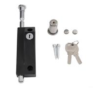 Floor Latch, Lock with Compression Spring for Security Door Bolt Aluminium Alloy Double Anti Theft