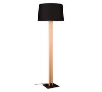 Floor Light Black Rahul Natural Wood & Matt Trio 447610232