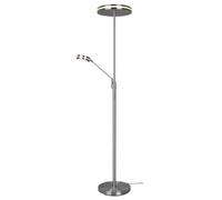 Floor Light Silver Franklin 2 LED Matt Nickel Trio 426510207