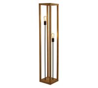 Floor Light Wood Square Searchlight 54742-2NA