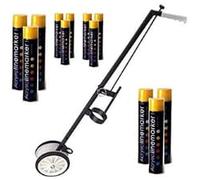Floor Line Marker Spray Paint & 1x 2 Wheel Line Marker Spray Paint Applicator.For Schools, Sports Surfaces, Industrial marking,Safety Marking (12x Yellow & x1 2Wheel)