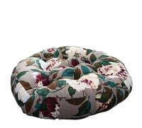 Floor Linen Tufted Thick Pad Cushion For Yoga Chair Seat Cushions Meditation Floor Round Ethnic Style Pillow for Seating for Yoga & Mindfulness(Type26)