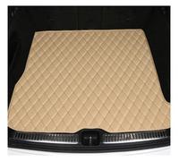 Floor Liner Leather Car Boot Liner Cargo Rear Trunk Mats Luggage FLoor Tray Waterproof Carpets For Nissan For Murano Z51 2009~2014(Yellow)
