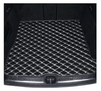 Floor Liner Leather Car Boot Liner Cargo Rear Trunk Mats Luggage FLoor Tray Waterproof Carpets For VW For Scirocco For MK3 2009~2017(Black)