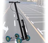 Floor Marking Machine Line Striper Hand Push Paint Applicator for Road Grass Sports Surfaces School Playground Athletic Court Lane Marking