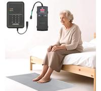 Floor Mat Alarm with Voice and Light Alerts for Bed Exit Monitoring and Elderly Care