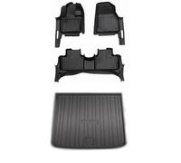 Floor Mat All Weather Car Floor Mats For BYD For Yangwang U8 Anti Slip Carpet Car Floor Mat Trunk Mat Floor Protection Full Set Auto Carpet Floor Protection(Black 1 LHD)