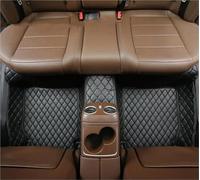 Floor Mat Car Floor Mat For Smart For Fortwo 450 2004-2007 Rug Luxury Man Leather Carpet Custom Woman Interior 1Pc Auto Accessory Car Floor Mats(Back Row-Black)