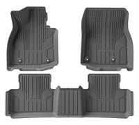 Floor Mat Car Floor Mats For Mazda CX-50 CX50 Trunk Mats All Weather Front Rear Cargo Liner Mat Waterproof Anti-Slip Foot Pads Accessories Auto Carpet Floor Protection(Black 6)