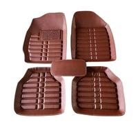 Floor Mat Car Floor Mats For Suzuki For Samurai For Santana SJ410 SJ413 For Splash For Super-Carry Swace Leather Rugs Interior Parts Auto Accessories Car Floor Mats(Brown)