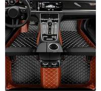 Floor Mat Customized Splicing Color Car Floor Mat For For Edge 7 Seat 2023 2015-2022 For Fiesta 2009-2017 Interior Car Accessories Car Mats(Black Brown)