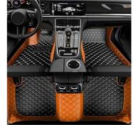 Floor Mat Customized Splicing Color Car Floor Mat For Nissan For X-Trail 2014-2023 GT-R 2012-2016 Interior Car Accessories Car Mats(Black orange)