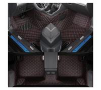Floor Mat For Dodge For Grand For Durango For Nitro For RAM1500 For Stealth For Magnum Auto Accessories Double Layer Custom Leather Car Mats Car Mats(Black Red)