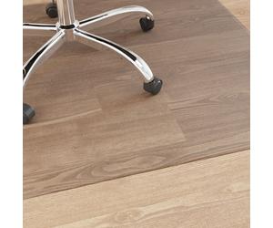 Floor Mat PVC Clear 150x115cm Office Chair Carpet Protector Non-Slip 1.2mm Thick