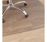 Floor mat PVC transparent 120x75cm 1.2mm rectangular non-slip office mat chair.
