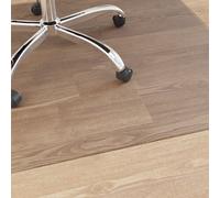 Floor Mat PVC Transparent 120x90cm Rectangular Office Chair Carpet Protector Eco