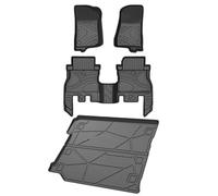 Floor Mat Rubber Car Floor Mats For JEEP For Wrangler For Sahara JL For Rubicon Waterproof Non Slip Carpet Cargo Liner Trunk Mat Auto Carpet Floor Protection(Color 3 LHD)