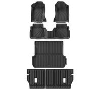 Floor Mat TPE Car Floor Mats For Subaru For Outback Fuel Oil Front Rear Cargo Liner Trunk/Backseat Pad All Weather Anti-Slip Carpet Foot Pads Auto Carpet Floor Protection(BLACK 1)