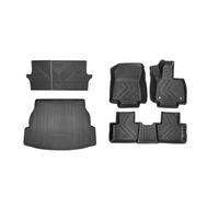 Floor Mat TPE Floor Mats For Toyota For RAV4 Trunk Mats All Weather Front Rear Cargo Liner Mat Waterproof Anti-Slip Foot Pads Accessories Auto Carpet Floor Protection(Black 7 RHD)