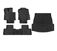 Floor Mats All-Weather Waterproof Floor Mats Protector Left Rudder For Toyota For Rav4 2020 2021 2022 2023 2024 POMPOMPUR(Left Rudder 4pcs)