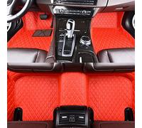 Floor Mats Car Floor Mats For Isuzu For D-max For Dmax 2021 Custom Auto Interiors Foot Pads Pedals Parts Waterproof Protect Covers(LHD(3pcs) red)