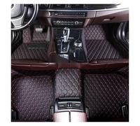 Floor Mats Car Floor Mats For Sandero For Stepway 2018~2022 Auto Interior Accessories Leather Carpets Rugs Foot Pads Car Mats Floor Mats(Black Red 4pcs)