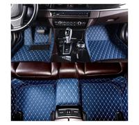 Floor Mats Car Floor Mats For Sandero For Stepway 2018~2022 Auto Interior Accessories Leather Carpets Rugs Foot Pads Car Mats Floor Mats(Blue)