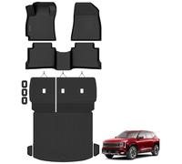 Floor Mats & Cargo Liner with Backrest Mat for 2027 Kia Seltos All Weather