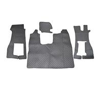 Floor Mats Compatible with Scania R 2017+ Next Gen Automatic Grey Eco-Leather