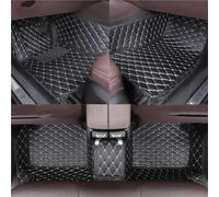 Floor Mats Custom Car Floor Mat For Toyota For Yaris All Model Auto Rug Carpets Footbridge Carpet Styling Interior Parts Car Mats Floor Mats(Black white)