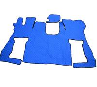 Floor Mats Eco Leather Compatible with Scania S 2016+ Automatic Blue